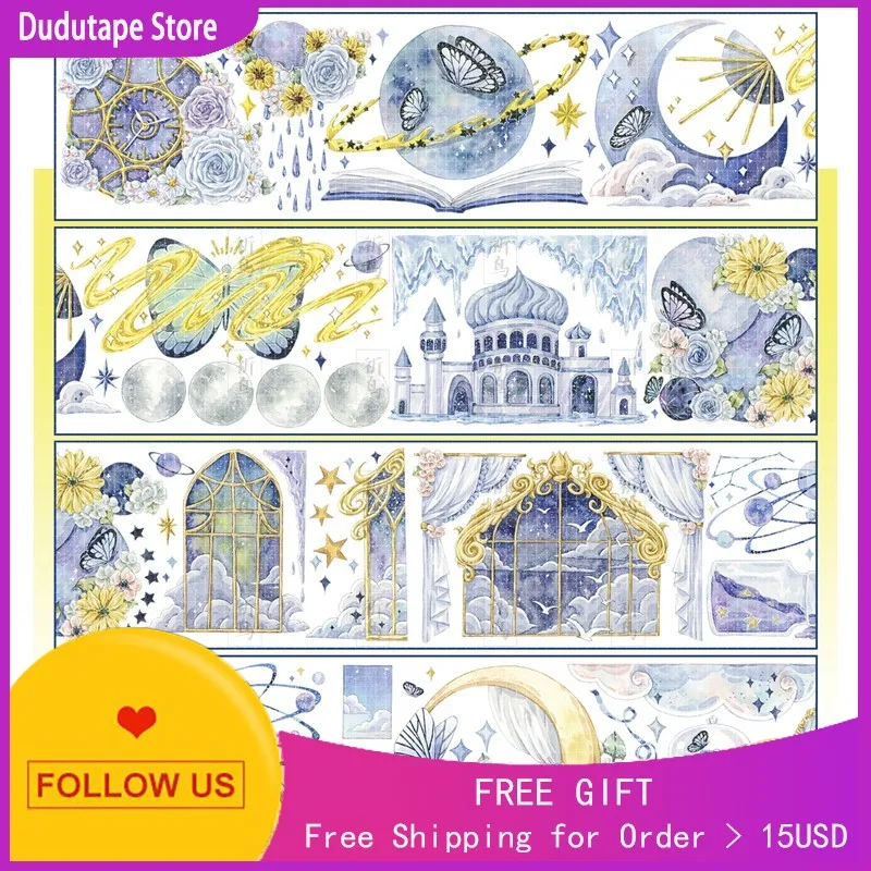 

1 loop Yuechuan Xinghe stereoscopic pet washi paper tape decoration