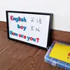 Magnetic Letters Set With Baseboard Kids Alphabet Magnetic Stickers Educational Puzzle Toys Children Spelling Learning Gifts 3