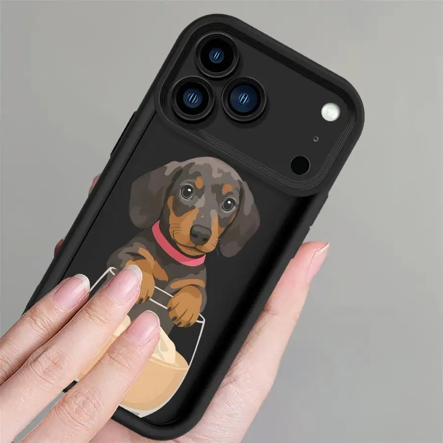 Cartoon Dog & Cat Soft Phone Case Cover