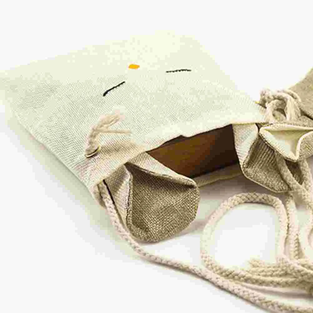 2 Pcs Thumb Gig Bag Cloth Kalimba Holder Wear-resistant Pouch Storage Accessory Women's