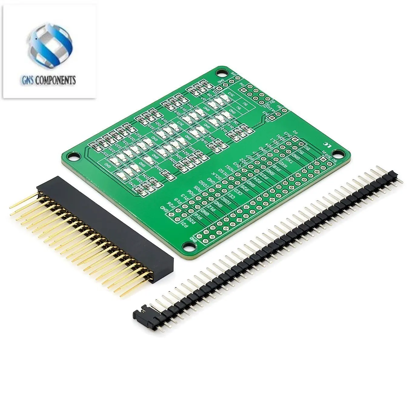 Scheda Di Prova Led Raspberry Pi Scheda Adattatore Porta Io Con Led Rosso Verde Blu