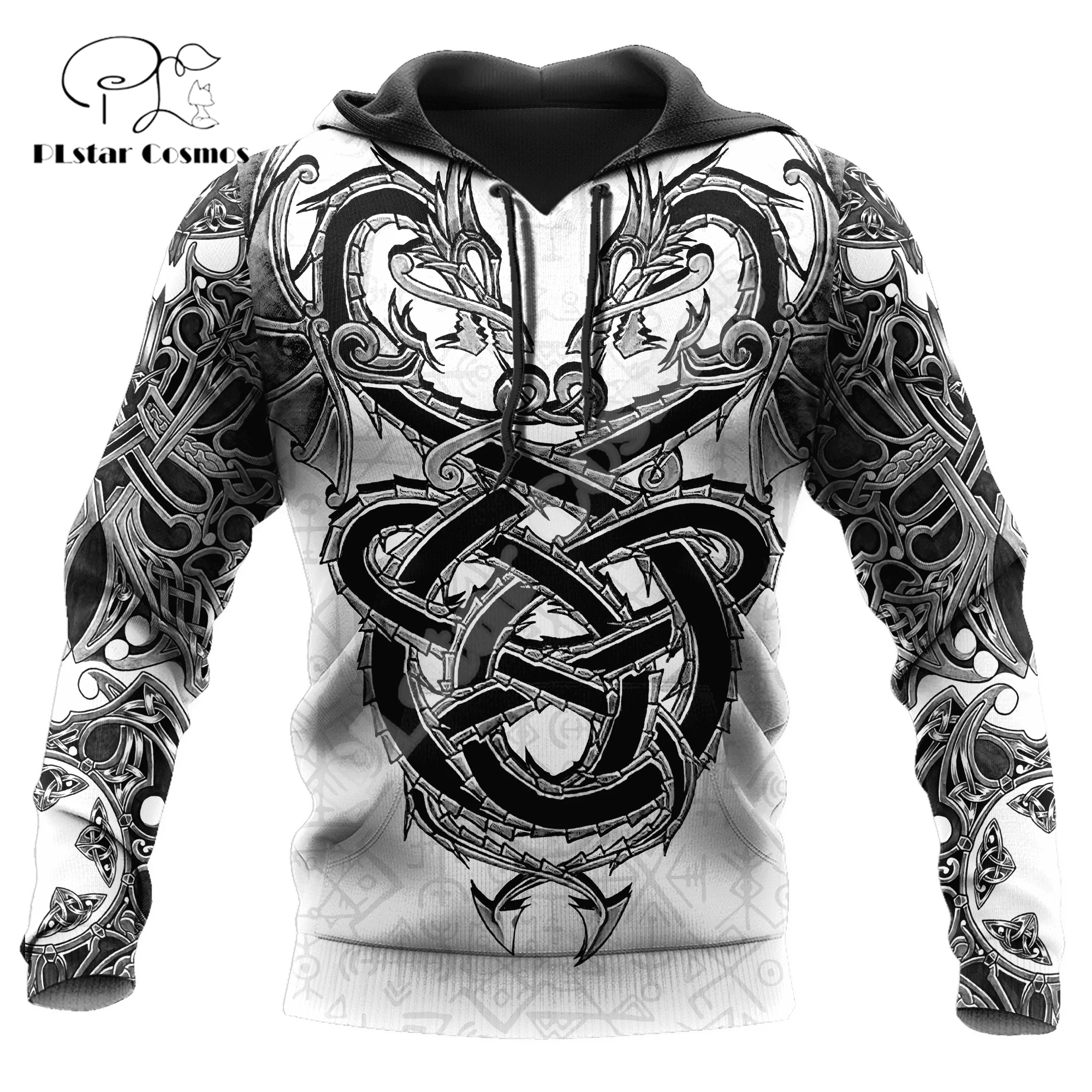 

NewFashion Newest Nordic Mythology Warrior Odin Fenrir Wolf Tattoo 3DPrint Men/Women Pullover Harajuku Casual Jacket Hoodies Q7