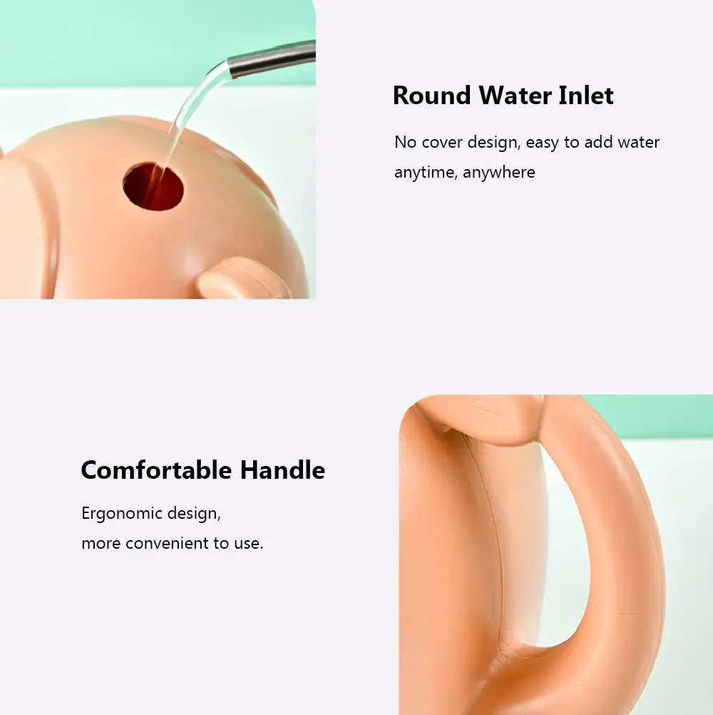 Watering Can 2500ml Outdoor Elephant Kids Home Patio Lawn Gardening Irrigation Plant Cute Cartoon Plastic