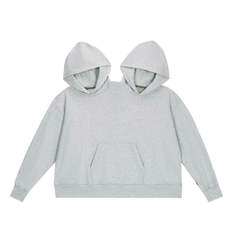 Couple Casual Tops Two Person Pullover Long Sleeve Sweatshirt Autumn Hoodie Pullover Fall Y2K Clothes Dropship