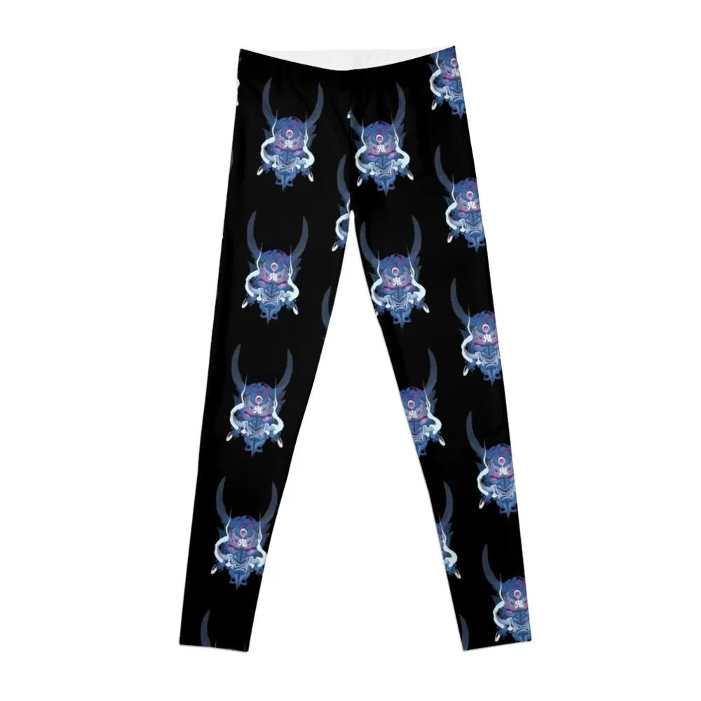 

Леггинсы Oni Samurai devil, топ для спортзала, женские колготки, женская спортивная одежда, леггинсы, сексуальные женские леггинсы