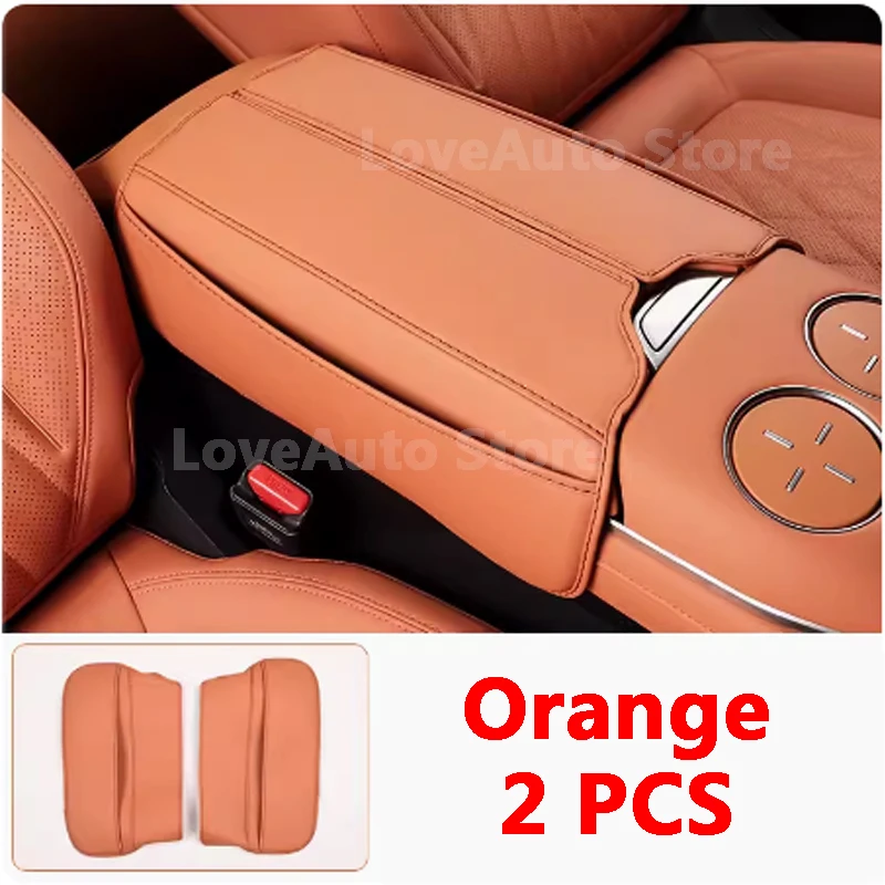 

For Changan Deepal S7 2023 2024 Car Central Armrest Organizer Storage Box Decoration Leather Case Cover Accessories