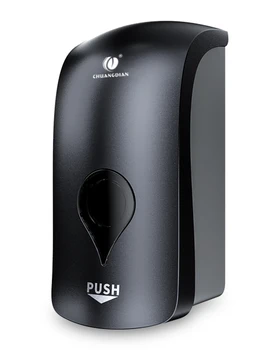 1000ML Foaming Hand SOAP Dispenser Wall Mount ห้องครัวห้องน้ํา Liquid Foam SOAP Dispenser สีขาวสีดําเครื่องจ่ายสบู่พลาสติก 1