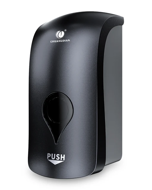 1000ML Foaming Hand SOAP Dispenser Wall Mount ห้องครัวห้องน้ํา Liquid Foam SOAP Dispenser สีขาวสีดําเครื่องจ่ายสบู่พลาสติก 1