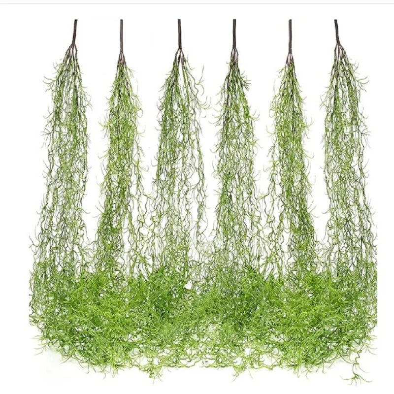 

20шт Искусственный мох, плющ, папоротник, лоза, украшение для дома и сада, свадебный фестиваль, настенный подвесной лист, искусственный цветок, Декор