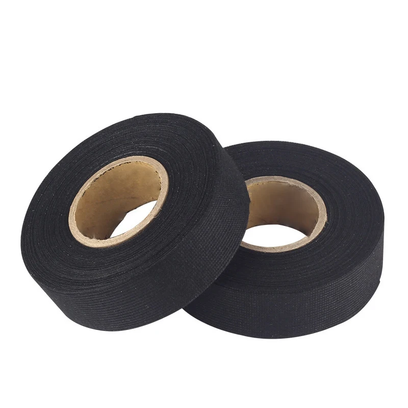 Description Picture 3 of item15M Wiring Harness Tape Looms Wiring Harness Cloth Fabric Flannel Tape Adhesive Cable Protection Noise Damping Flocking