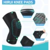 1 Pair Sports Knee Pads for Youth & Adult, Protective Compression Knee Sleeve for Basketball Volleyball Football Running Cycling 3