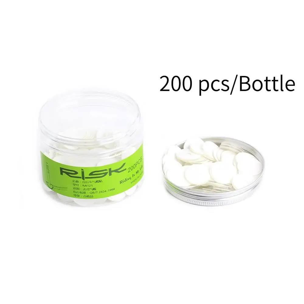 Bike Tube Sticker Bicycle Presta Valve Mountain Road Bike Tube Tire Gasket Rim Protective Gas Air Nozzle Glue Pad