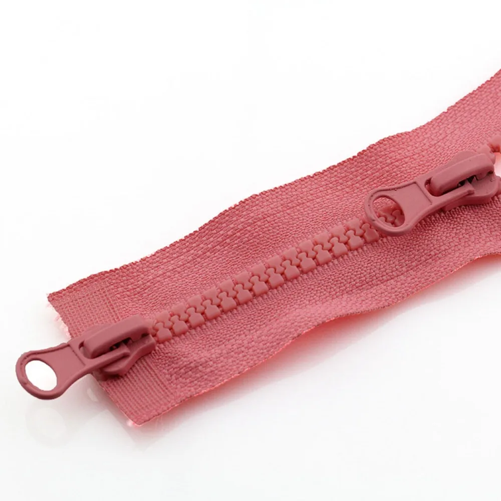 Portable 90cm #5 Resin Zipper Double Slider Two Way Chunky Zip Plastic Teeth Zipper Open End High Quality Jacket Long Zips - Image 20