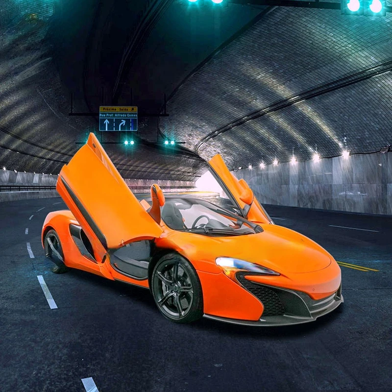 Car modification accessories oem style carbon fiber bumper body kits side skirts lip spoiler for mclaren 650s