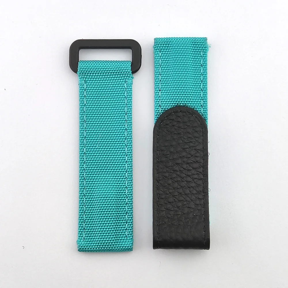 Nylon Velcro Watch Strap with Matching Carbon Fiber Case