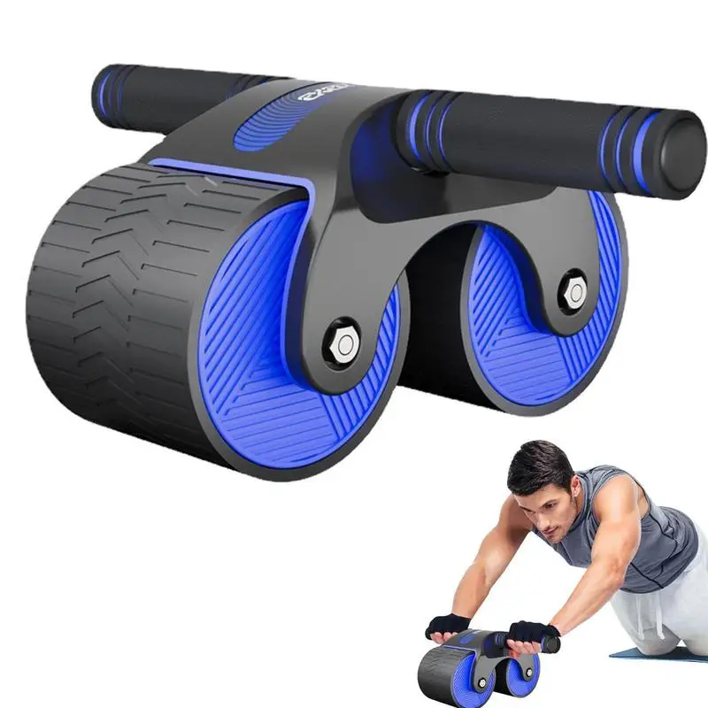 Ab Wheel Roller Automatic Rebound Belly Wheel Mute Addominale Wheel Exerciser Muscoli Del Braccio Bodybuilding Home Gym Attrezzature Per Il Fitness