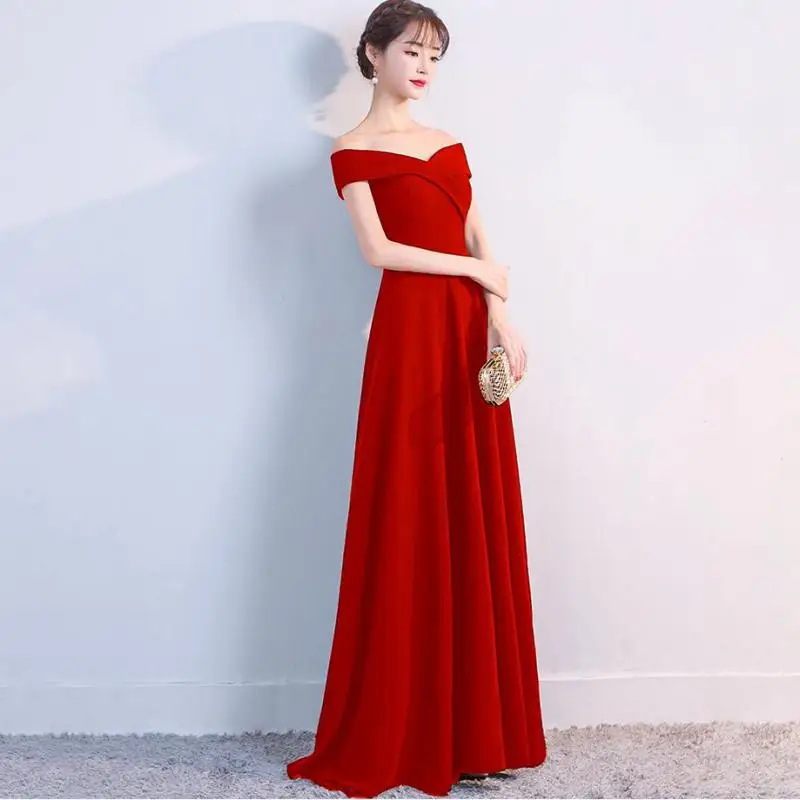 Off The Shoudler Evening Dresses A-link Floor Length Quinceanera Dress Multiple Colors Prom Gowns Vestido Plus Size Made Custom
