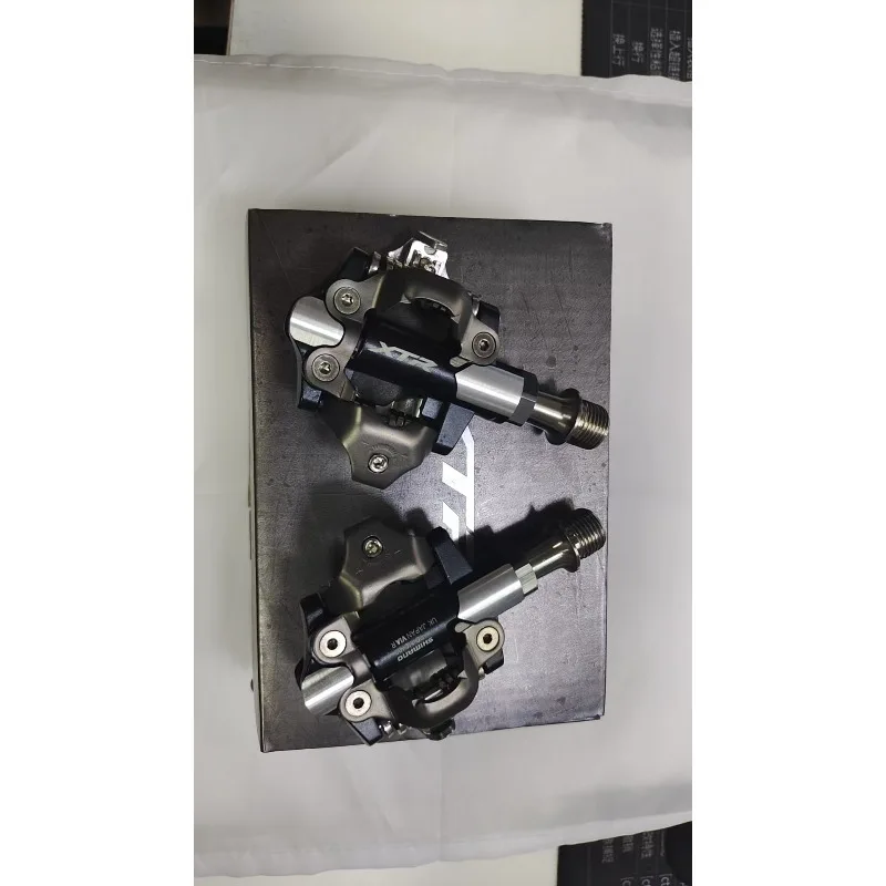 시마노 XTR M9100 SPD 산악 자전거 페달 - 레이스 베어링 클릿 세트가 포함된 셀프 락킹 방식, 사이클링 및 레이싱용
