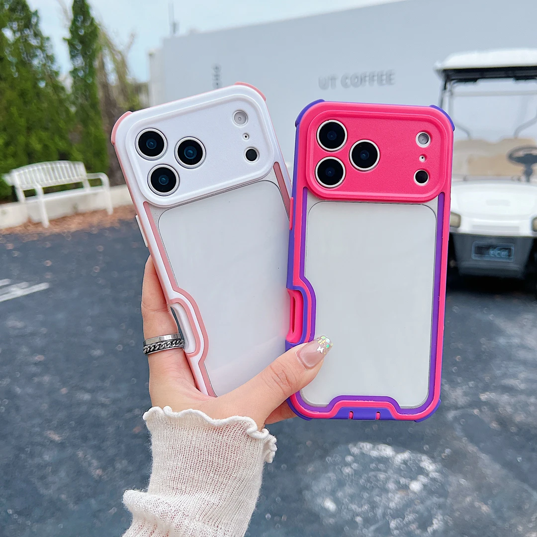 Dustproof Shockproof Camera Protective Phone Case with Enhanced Anti-Drop Four-Corner Design