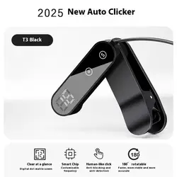 Enhanced Auto Clicker Device for Seamless App and Video Streaming Interaction (Black)