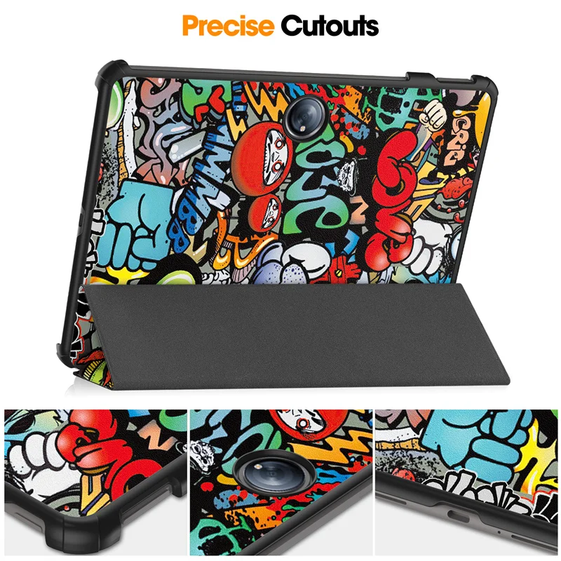 Elegant Tri-Fold Leather Stand Cover