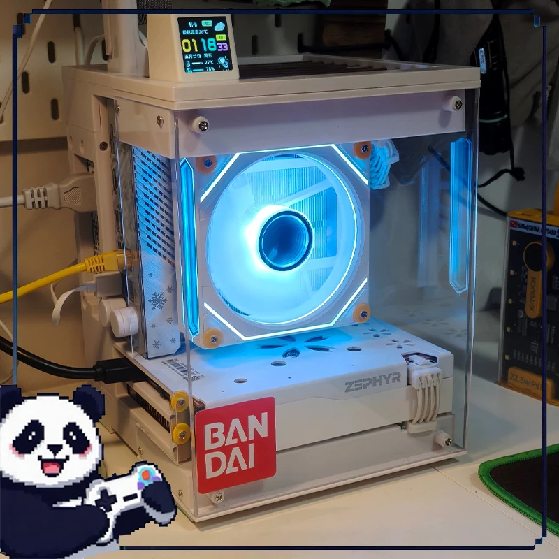 3d Printed Mini Itx Case Supports Itx Board Sfx Power Supply Oceanfront Pc Case Desktop Portable Office Computer Host Chassis