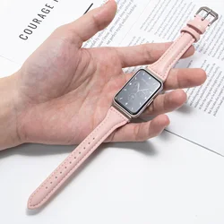 Premium Leather Replacement Band for Galaxy Fit 3 - Sporty Women's Bracelet Strap (SP)