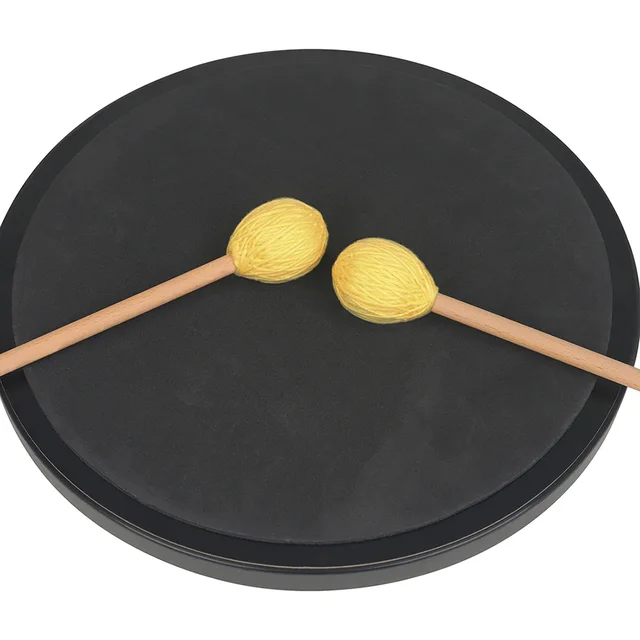 Baquetas De Percusión De Madera - 4 Piezas Para Xilófono, Tambor O Campanas | Palos Con Punta De 1.9cm