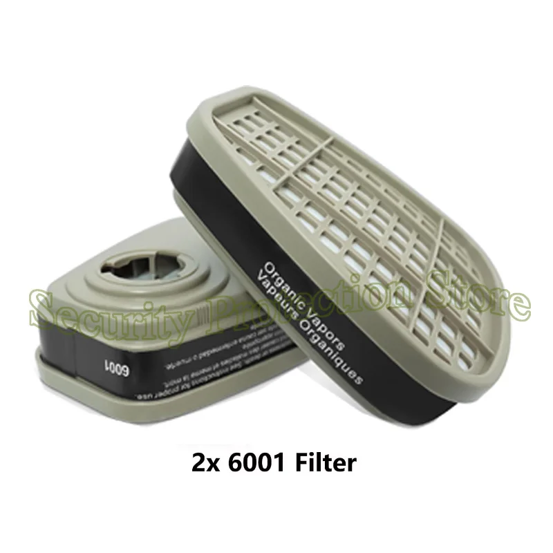Lot De 20 Filtres 6001 Pour Masque Respiratoire - Compatible 6200, 6800, 7502 - Protection Poussière & Vapeurs - 2
