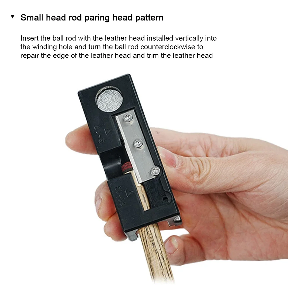 11 in 1 Billiard Cue Tip Grinding Tool Billiards Cue Tip Corrector Tool Billiards Cue Repair Tool Arc Polisher Rod Repair Tools