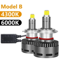 Ultra - Bright LED Car Headlight Bulb - 30000LM, 300W, Dual Color Temperature 6000K/4300K (4300K)