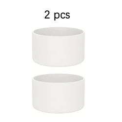 Silicone Boot Sleeve Covers - Set of 2, Universal Fit for Tumblers and Water Bottles (White 2PCS)