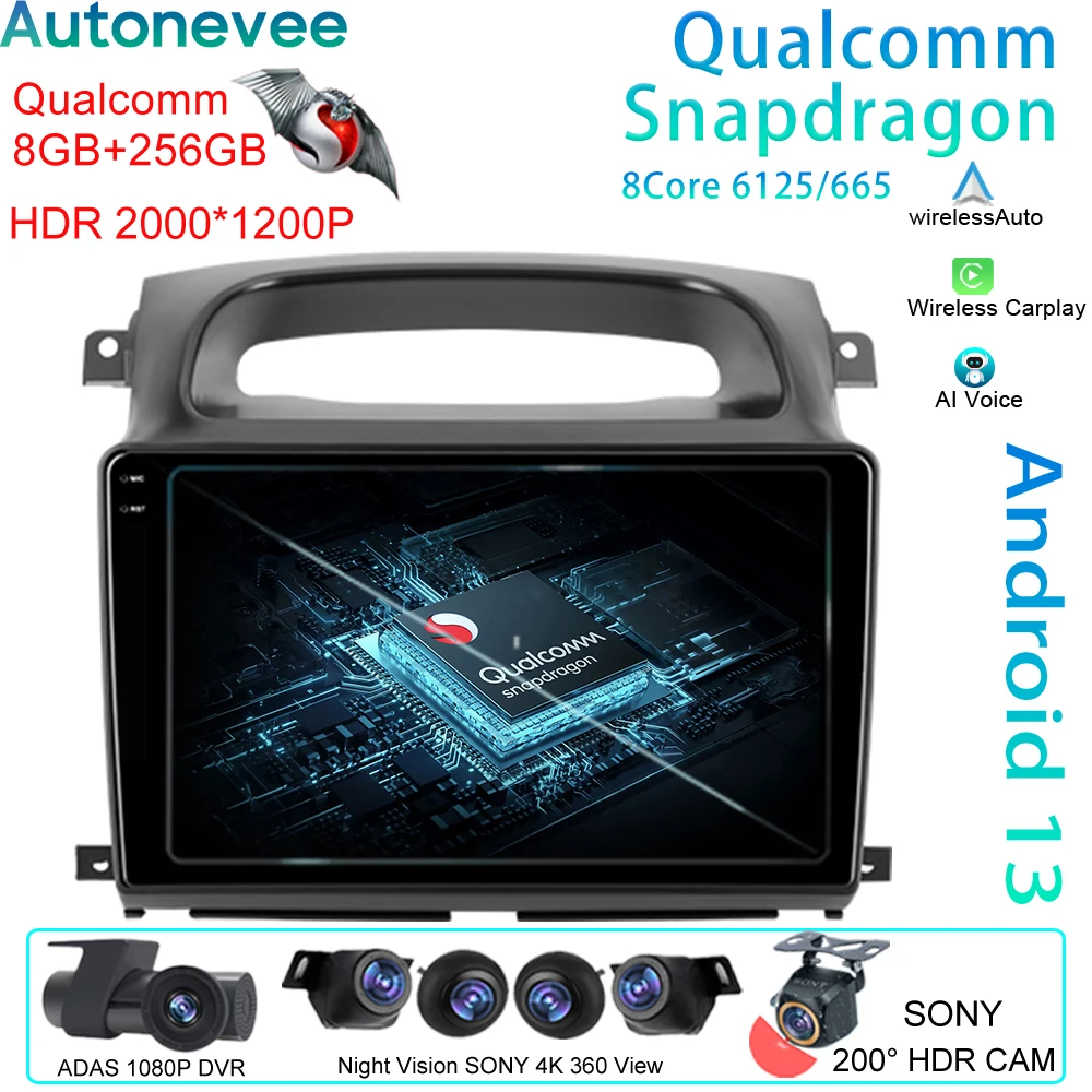 

For Foton View 2009 - 2012 Android Auto Car Radio Multimedia Video Player GPS Navigation Carplay Rear camera 5G Wifi Carplay No