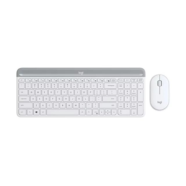 Logitech MK470 Wireless Keyboard Mouse Combo Ultra-Thin 2.4G Silent 1000DPI Slim Keboards Mice Set For PC Laptop Office Original