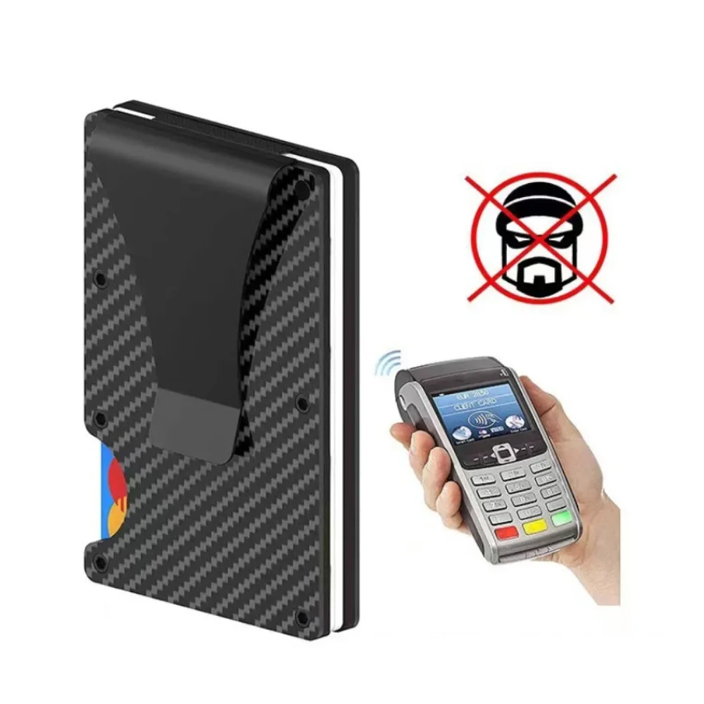 

Small Hidden Walet Bag Anit Rfid Card Holder Men Wallets Magnetic Lock Short Wallet Women Slim Thin Metal Purse Male Cardholder