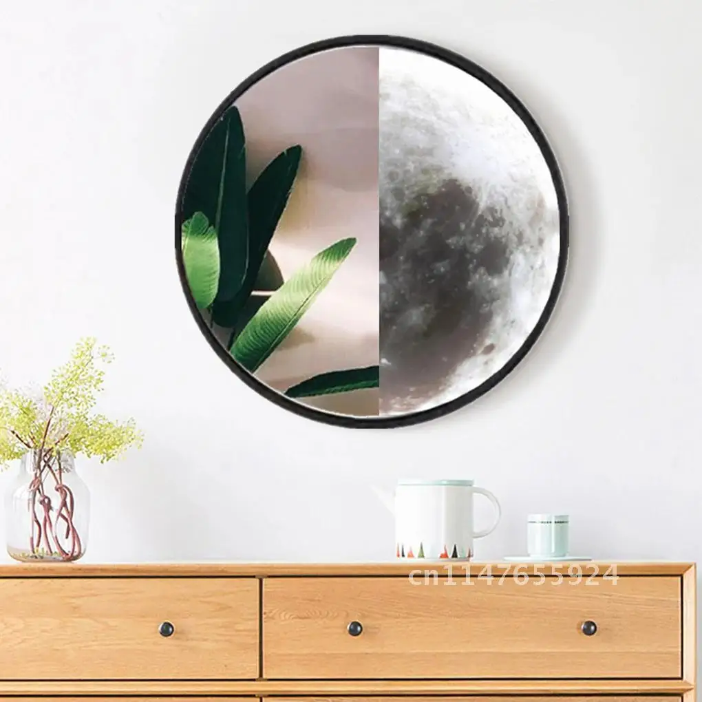 Description Picture 6 of itemBathroom Mirror LED RecabLeght Wall-Mounted Vanity Makeup Light Moon-Shaped For Home Decorative Supplies 24cm 1pc