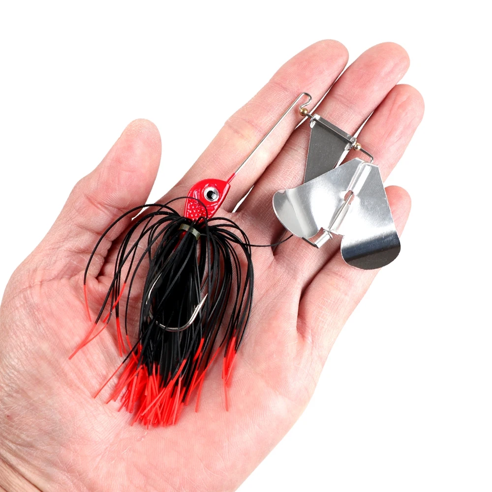 14.5g spinnerbait fishing lures bass fishing buzzbait multicolor bass trout salmon metal spinner baits swim jigs fishing lure