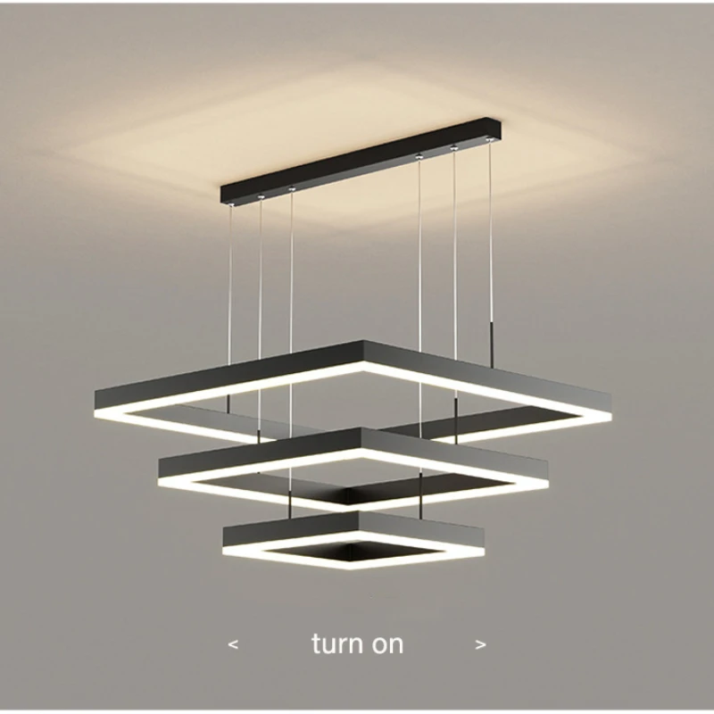

Modern LED Pendant Light Nordic minimalism Living Dining Room Kitchen Decor Chandelier Lamp Indoor Bedroom Hanging Light Fixture