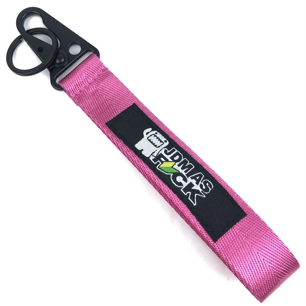 Jdm Wristband Key Tag Portachiavi Portachiavi In Nylon Per Audi Mini Samrt Volvo Abarth Skoda Cupra Seat Vw Car Gadget Accessori Cordino