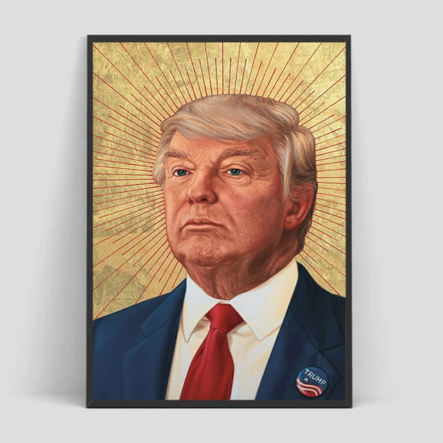 Donald Trump Poster Time Magazine Cover Decoration Pictures Room Wall Decor Home Decorations Print Art Painting on Canvas Decor 3