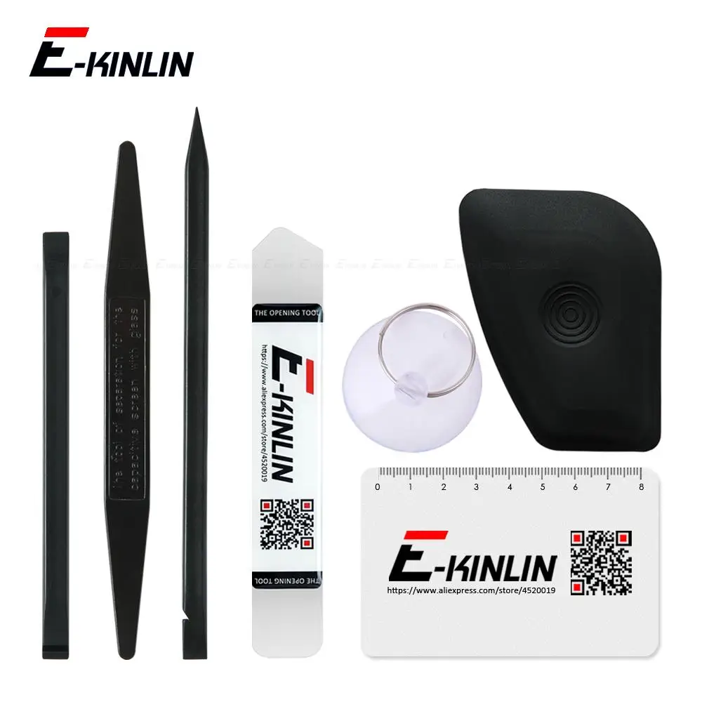 7 In 1 Smartphone Tablet Batteria Schermo Smontaggio Strumenti Di Apertura Spudger Pry Crowbar Ventosa Kit Di Riparazione A Strappo