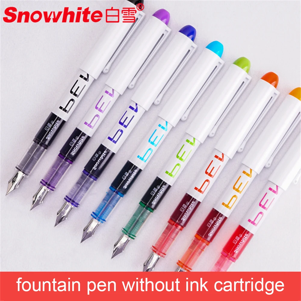 4PCSStraightLiquidTypeQuickDryingFountainPenLargeCapacity