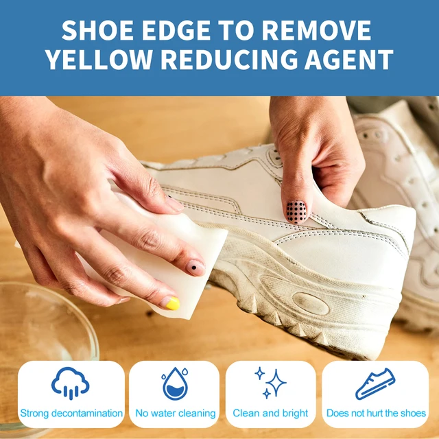 30 Ml Fehér Cipő Folt Foltos Tisztító Fehéren Szennyeződés -Eltávolító A Cipőhez Távolítsa El Sárga Éltisztító Szerszámot - Image 3