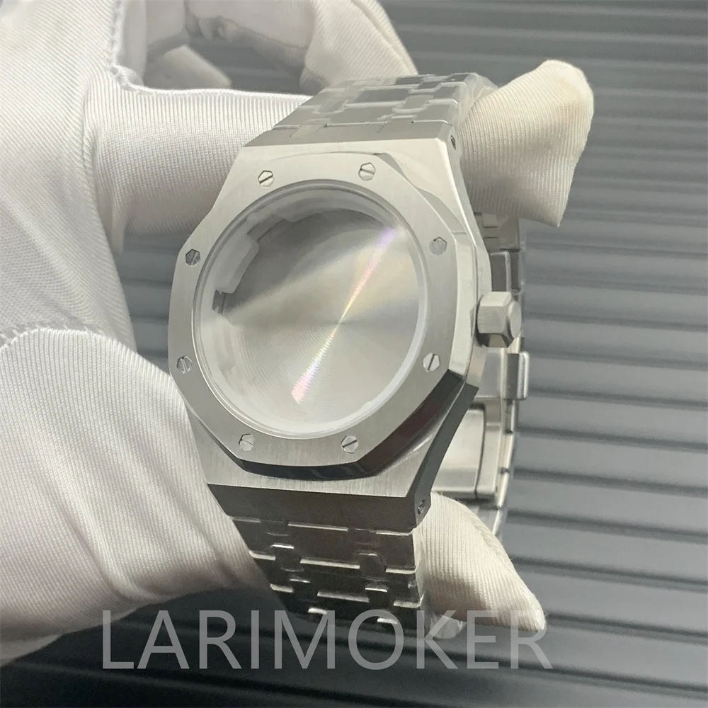 

42.5 mm octagonal design stainless steel brushed case bracelet fitted with NH35 ETA2824PT5000 automatic movement sapphire glass