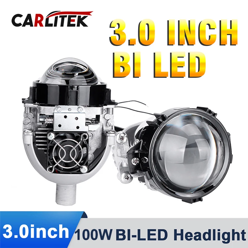 LED Car Lights LED Lights LED Bulbs LED Headlights LED Car Headlights Car Headlamps HID Headlight Bulbs 2PCS Bi-LED Projector Lenses H1 Bulb 9005 9006 H4 H7 for Headlight