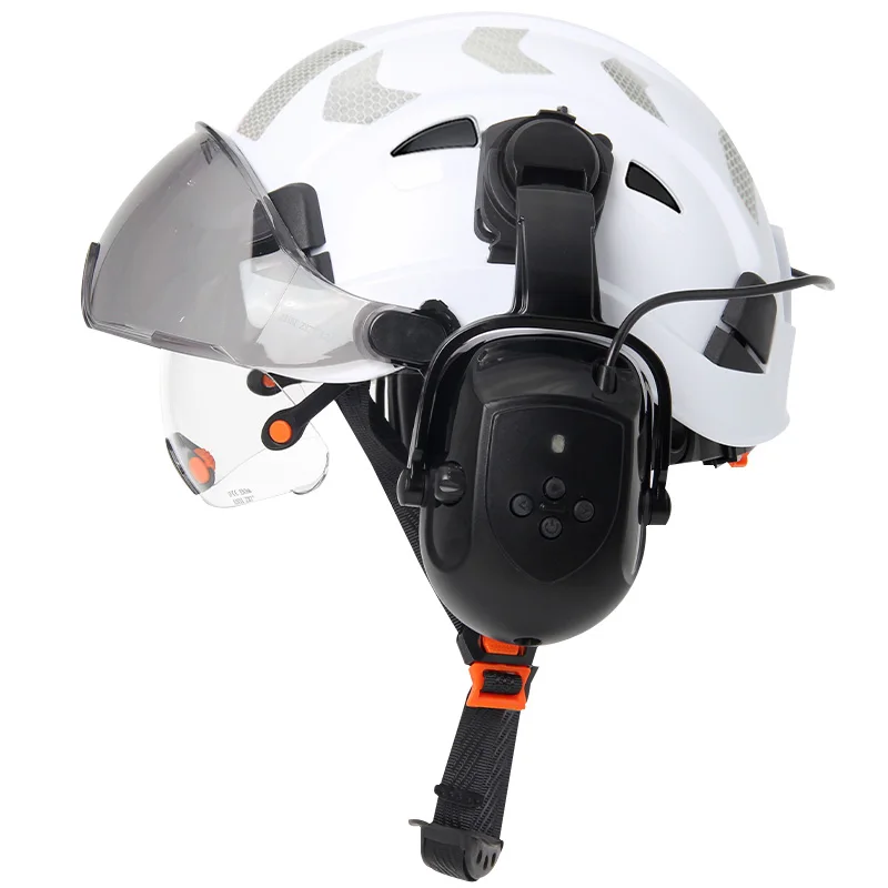 CR08 B with earmuffs
