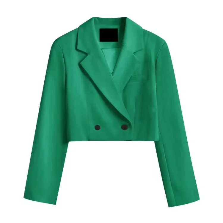 short length tailored jacket ダブル PUNK short length tailored jacket ダブル PUNK Women Punk Gothic Cropped