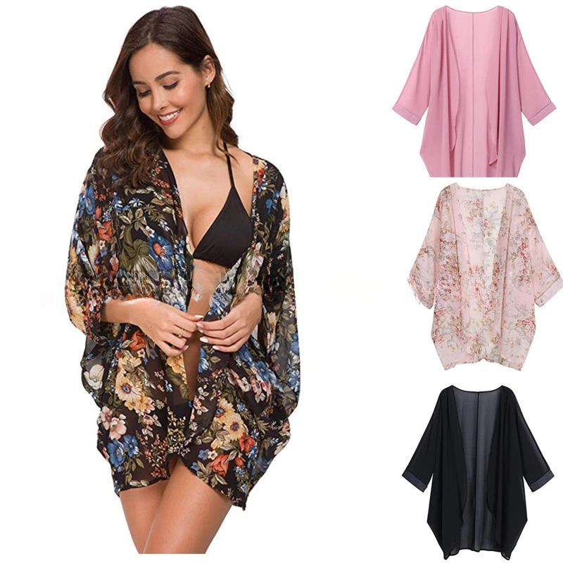 

Новинка 2024, Женская свободная пикантная пляжная блузка, одежда для защиты от солнца