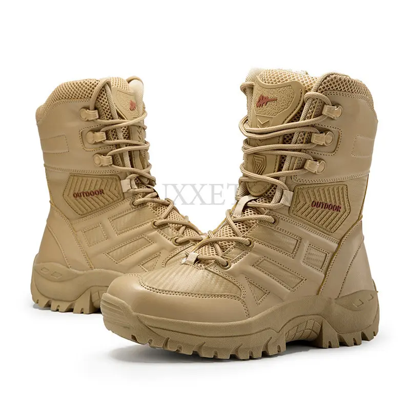 Autumn Winter Men Military Boots Quality Special Tactical Desert Combat