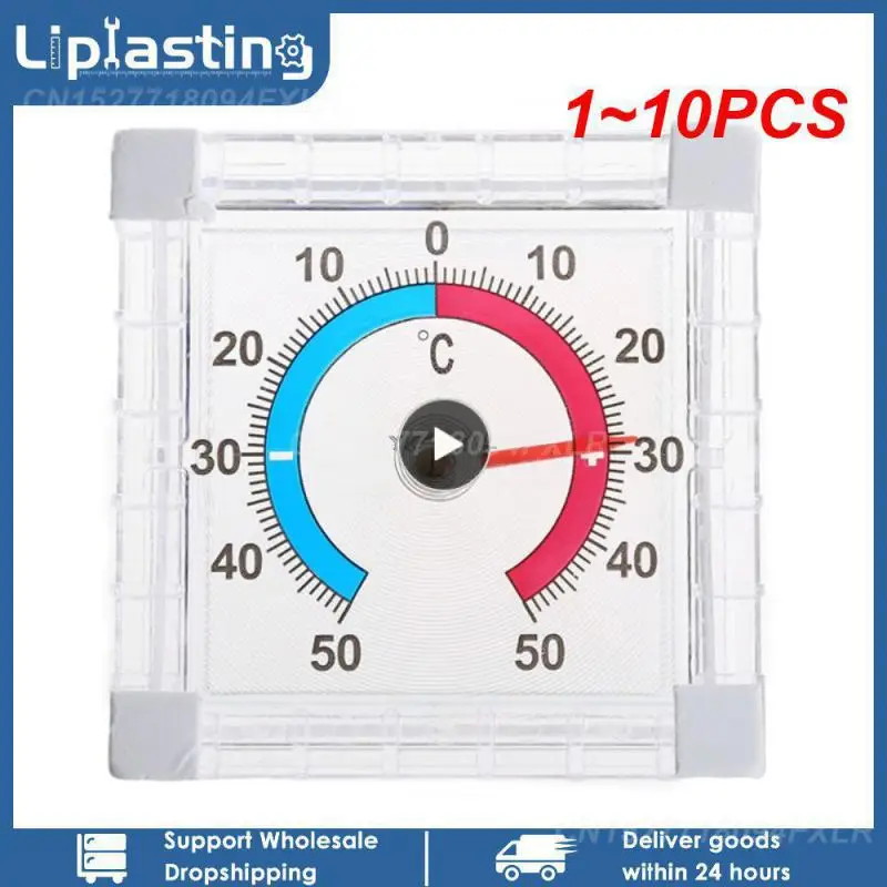 

1~10PCS New Temperature Thermometer Window Indoor Outdoor Wall Garden Home Graduated Disc Measurement Hot Sale